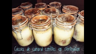 Confit de canard en stérilisation [upl. by Assirolc]