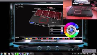 Alienware m14x AlienFX Feature  Configure the LEDs [upl. by Santos501]