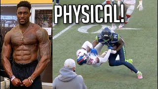 Proof DK Metcalf is the STRONGEST WR in the NFL [upl. by Eceela]