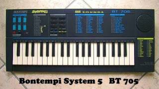 RetroToys Bontempi System 5 BT705 with line out mod [upl. by Alida]