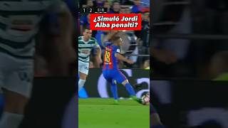 ¿SIMULÓ JORDI ALBA PENAL VS EIBAR POLÉMICO PENAL BARÇAEIBAR [upl. by Hgielah]