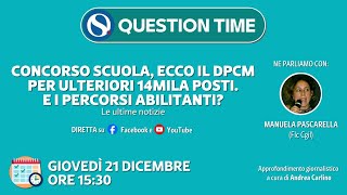 Concorso scuola ecco il DPCM per ulteriori 14mila posti E i percorsi abilitanti Le ultime notizie [upl. by Nimzaj]