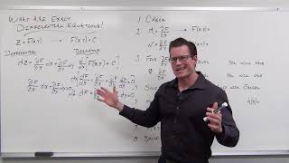 What are Exact Differential Equations Differential Equations 28 [upl. by Curren600]