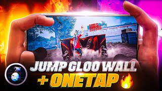 New Jump  Fly  Style Gloo Wall  ONETAP Headshot Trick 🌊😳  Free Fire New Gloo Wall Style Trick [upl. by Ordep]