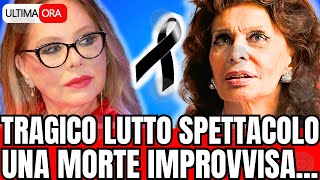 🔴 TRAGICO LUTTO SPETTACOLO quotUNA MORTE IMPROVVISAquot FAN IN LACRIME [upl. by Dehlia102]