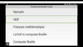 BrailleNote Touch Plus snapshot tutorial Using KeyCalc Part 1 [upl. by Bevin]