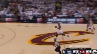 Lebron James does biggest travel of all time and there is no call [upl. by Llehsram620]