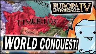 Complete EU4 World Conquest Guide  Timurid Mughals Opening Moves [upl. by Lois]