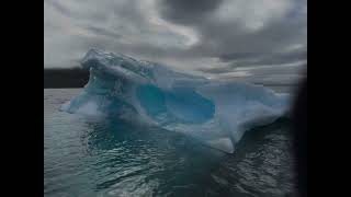 Iceberg Boat Tour by Locals Qarqortoq Greenland 30Aug24 [upl. by Asenad25]