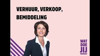 Webinar WDJM Corporatie van de toekomst – Vakgebied Verhuur verkoop en bemiddeling [upl. by Namyw]