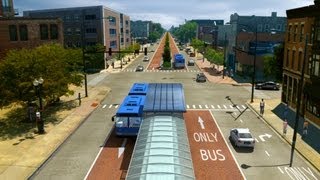 BRT Chicago—Ashland Avenue Bus Rapid Transit [upl. by Suhsoj]