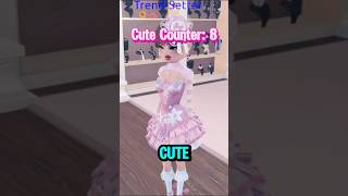 I tried to NOT Say CUTE In DRESS TO IMPRESS 😭 dresstoimpress roblox fail [upl. by Maybelle]