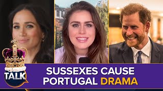 FURY As Harry And Meghan Markles BAGGAGE Infuriates Portuguese Locals [upl. by Noemad]