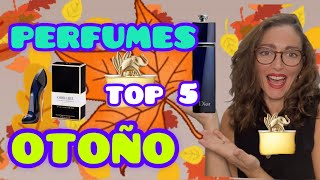 🔴TOP 5 Perfumes Otoño 🍁 Diseñador Perfumes favoritos temperaturas  Perisperfume  Perispe3 [upl. by Bael731]