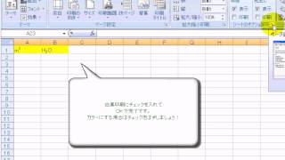 白黒印刷 「エクセル2007Excel2007動画解説」 [upl. by Ecirrehs]