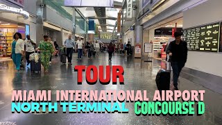 Miami International Airport North Terminal Concourse D Tour  American Airlines [upl. by Aerised]