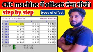 cnc machine🤔🤔🤔 me offset kaise lete hain🧐🧐🧐cnc machinecncmachine offsetincnachine [upl. by Deaner]