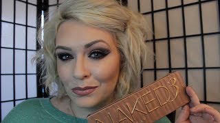 URBAN DECAY NAKED 3 FULL FACE TUTORIAL [upl. by Lauri]