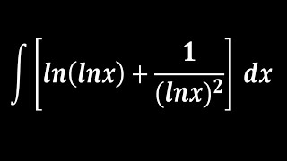 Mastering the Integral ∫lnlnx  1lnlnx2 [upl. by Early749]