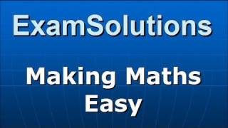 EX²  The meaning and calculation of  ExamSolutions [upl. by Uhp]