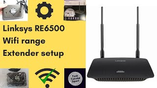 Linksys RE6500 Wifi Range Extender Setup  AC1200 Setup [upl. by Oulman]