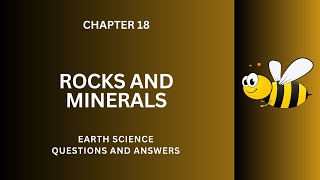 Rocks amp Minerals Questions Answers PDF  Rocks amp Minerals Textbook Ch 18 Class 812 Test  Free Apps [upl. by Laenaj]