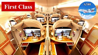 Emirates A380 First Class  Toronto to Dubai Complete [upl. by Steele872]