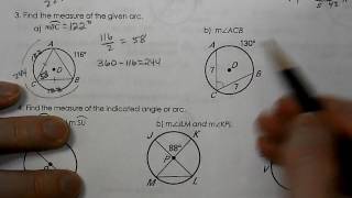 Geometry Semester 2 MidTerm Review part 2 [upl. by Tilford]