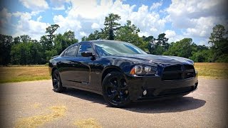 2014 Dodge Charger RT Blacktop Edition Review [upl. by Imailiv]