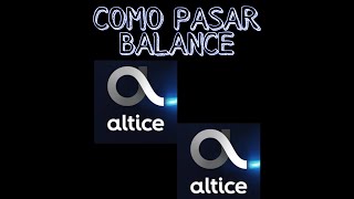 Cómo pasar saldo  minutos a otro celular Altice  Orange [upl. by Angrist]