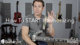 How To Easily Harmonize On Guitar  Getting Started [upl. by Atinar]