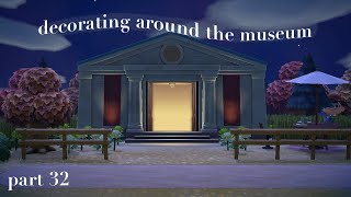 decorating around the museum part 32  animal crossing new horizons [upl. by Islek]