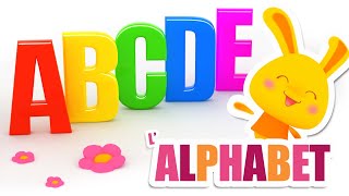 Comptines de lAlphabet  Chanson alphabet Maternelle  ABCD [upl. by Gerrard608]