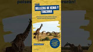 ¡Tour Bellezas de 🇰🇪 Kenia y 🇹🇿 Tanzania  wwweuropamundocom [upl. by Leunamesoj]