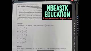 2023 VCE Mathematical Methods Exam 2 Multiple Choice Suggested Solutions [upl. by Jaymee160]