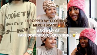 I DROPPED MY MERCHLINE I ASKED MY GF SUMMERELLA FAKE DISRESPECTFUL QUESTIONS 🤣 [upl. by Cod742]