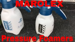 Pressure Foamers And Sprayers From MAROLEX [upl. by Htenay]