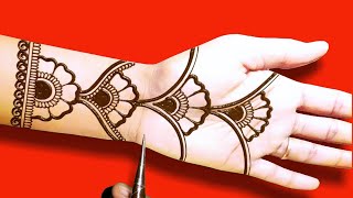 full hand bridal mehndi designtraditional front hand wedding mehndi designlatest full hand mehnd [upl. by Aivyls]