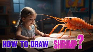 Shrimp  How draw shrimp [upl. by Ixel]