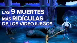 Las 9 muertes MÁS RIDÍCULAS de los videojuegos [upl. by Atiuqahs]