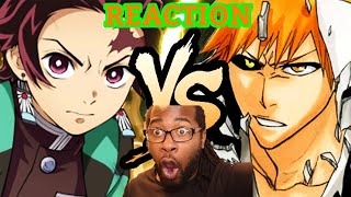 TANJIRO VS ICHIGO RAP BATTLE  RUSTAGE ft Connor Quest REACTION [upl. by Tulley]