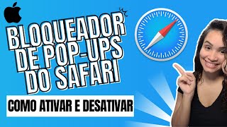 Como Ativar o Bloqueador de Pop Ups no Safari [upl. by Weirick49]