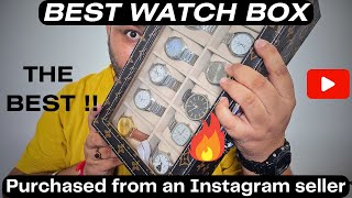 Watch Box review Budget Watch Box India Affordable Watch Box  best watch storage Best Watch Case [upl. by Eneluqcaj]