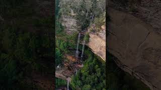 Katoomba Falls bluemountainsaustralia waterfall shorts [upl. by Agnimod]