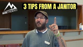 3 TIPS FROM A JANITOR [upl. by Nilyac]