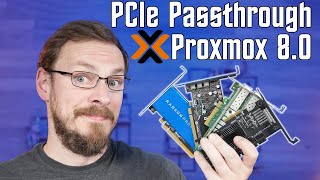 Proxmox 80  PCIe Passthrough Tutorial [upl. by Erickson]