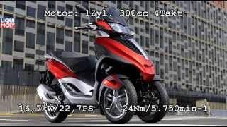 Onlinemotor Piaggio MP3 300cc Yourban LT300 [upl. by Asirrac]