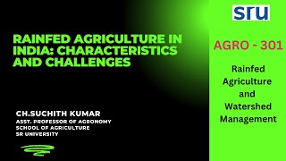 Prospects and Challenges of Rainfed Agriculture Indian Scenario [upl. by Prospero]