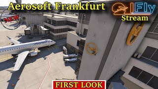 MSFS  AEROSOFT FRANKFURT  FIRST LOOK  LOWSEDDF [upl. by Atteuqnas]