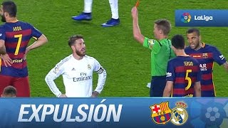 Expulsión de Sergio Ramos [upl. by Ahsiuqel]